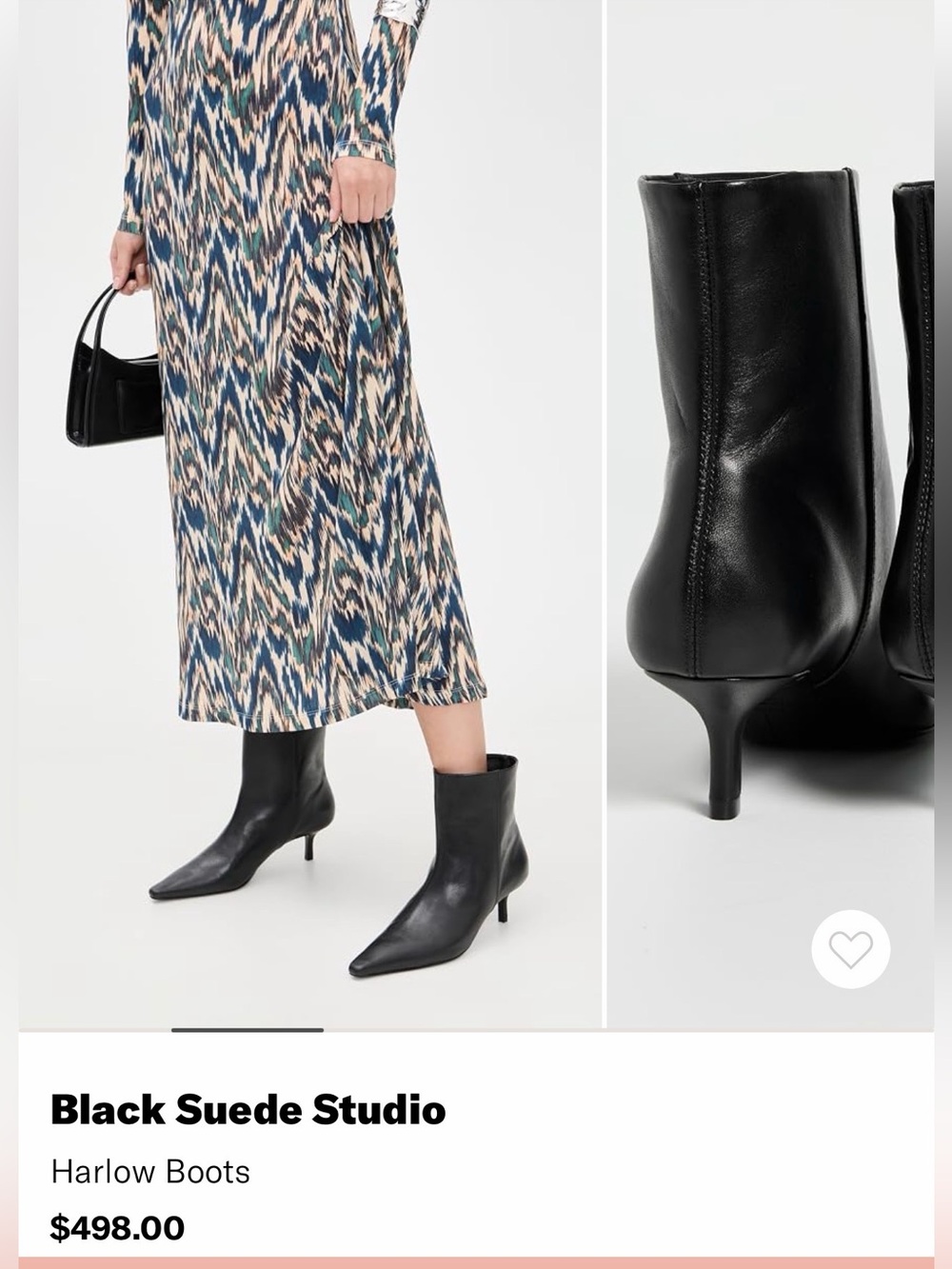 Black Suede Studio Harlow Boots